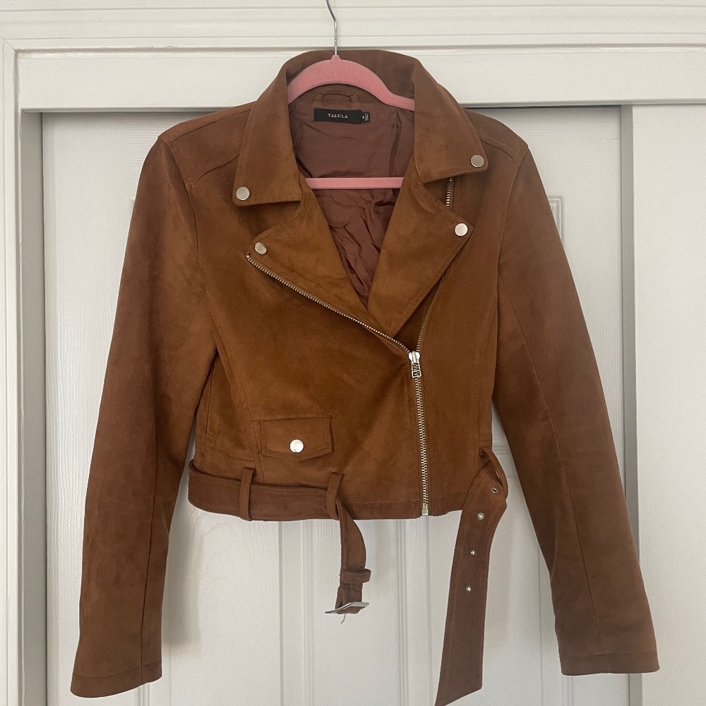 Motto Jacket faux suede